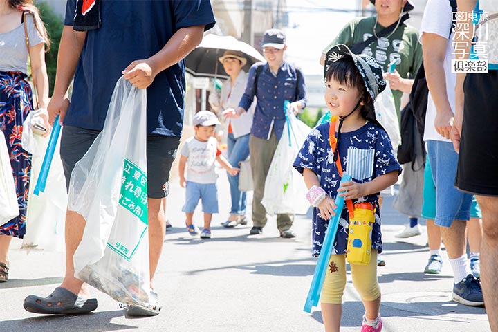 地元 深川の清掃活動