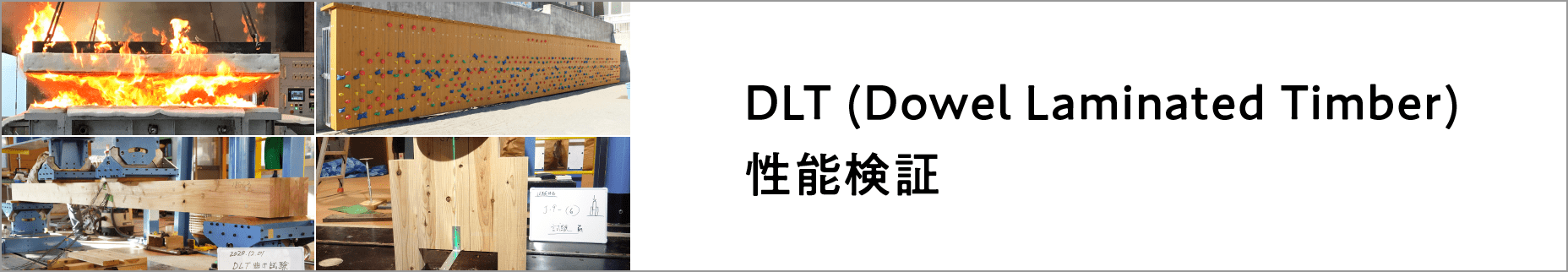 DLT(Dowel Laminated Timber)性能検証